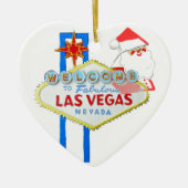 Las Vegas Kerstmis Keramisch Ornament (Voorkant)