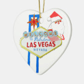 Las Vegas Kerstmis Keramisch Ornament (Links)