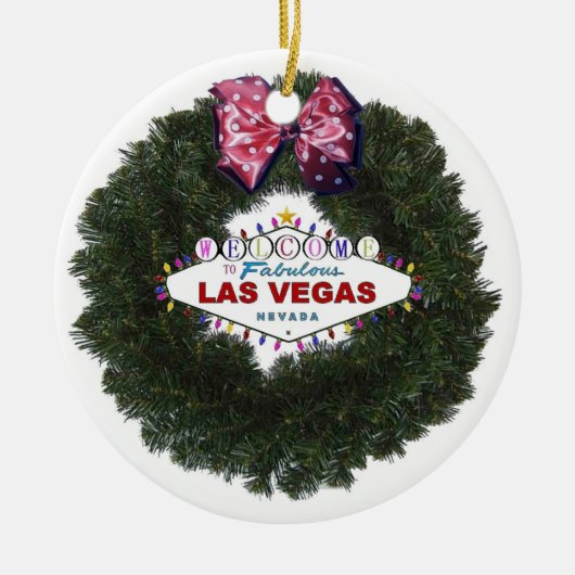 Las Vegas Kerstmis Ornament (Voorkant)