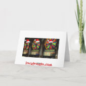 Las Vegas kerstsleuven Feestdagen Kaart (Achterkant)