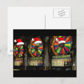 Las Vegas kerstsleuven Feestdagenkaart (Voorkant / Achterkant)