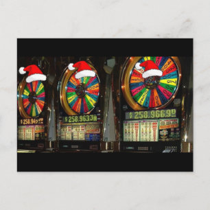 Las Vegas kerstsleuven Feestdagenkaart