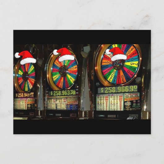 Las Vegas kerstsleuven Feestdagenkaart (Voorkant)