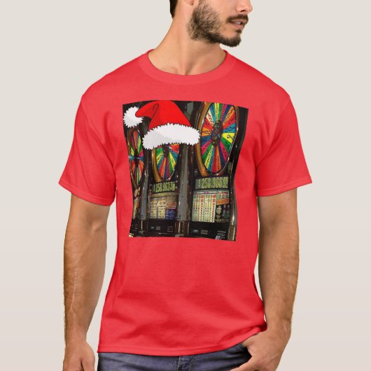 Las Vegas kerstsleuven T-shirt (Voorkant)