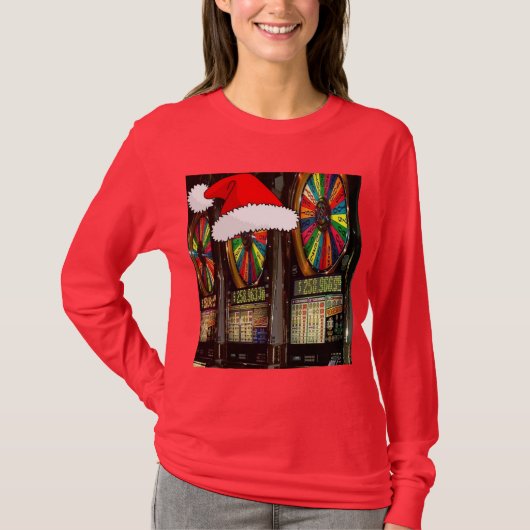 Las Vegas kerstsleuven T-shirt (Voorkant)