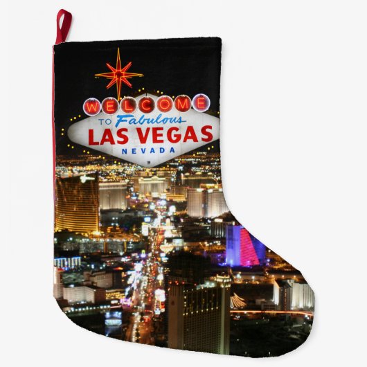 Las Vegas Kerststuring Grote Kerstsok (Voorkant)