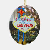 Las Vegas kerstversiering Keramisch Ornament (Rechts)