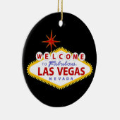 Las Vegas kerstversiering Keramisch Ornament (Rechts)