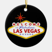 Las Vegas kerstversiering Keramisch Ornament (Voorkant)