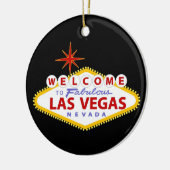 Las Vegas kerstversiering Keramisch Ornament (Links)