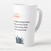 Las Vegas koffiemok Latte Mok (Rechterhoek)