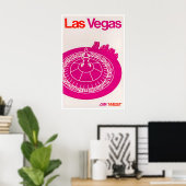 Las Vegas-kunstprint Nevada-reisposter Retro Poster (Thuiskantoor)