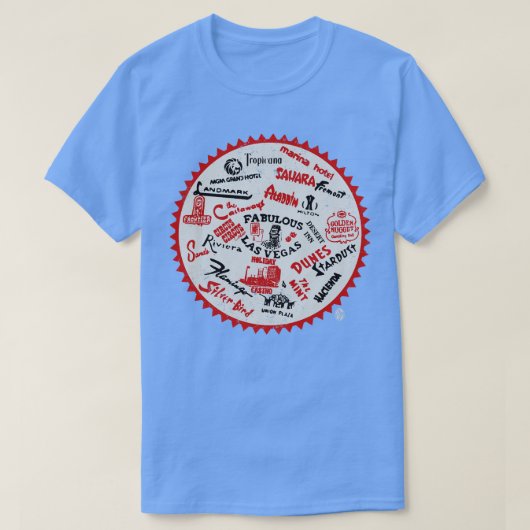  Las Vegas Landmark Properties T-shirt (Design voorkant)