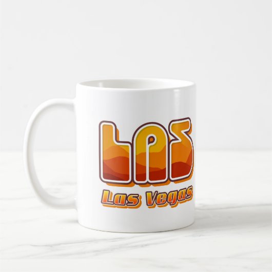 Las Vegas LAS Airport Code Coffee Mok (Links)