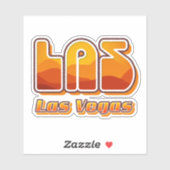 Las Vegas LAS Airport Code Sticker (Vel)