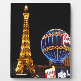 Las Vegas Las Vegas City Illuminated Night Casino Fotoplaat