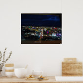 Las Vegas - Leid niet op Glass #1 Poster Druk (Keuken)