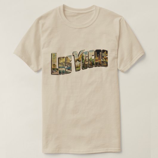 Las Vegas Letters T-Shirt (Design voorkant)