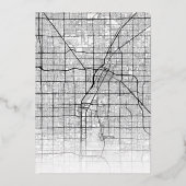 Las Vegas Liefde Locator | Stad thema bruiloft Folie Uitnodiging (Achterkant)