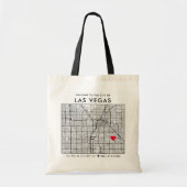 Las Vegas Liefde Locator | Stadsplattegrond Bruilo Tote Bag (Voorkant)