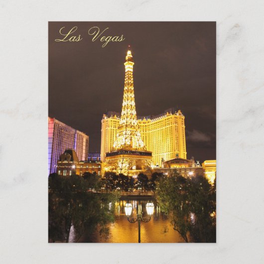 Las Vegas Lights Briefkaart (Voorkant)