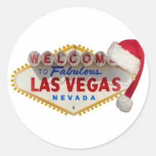 Las Vegas logo met Sticker van het Pet van de Kers