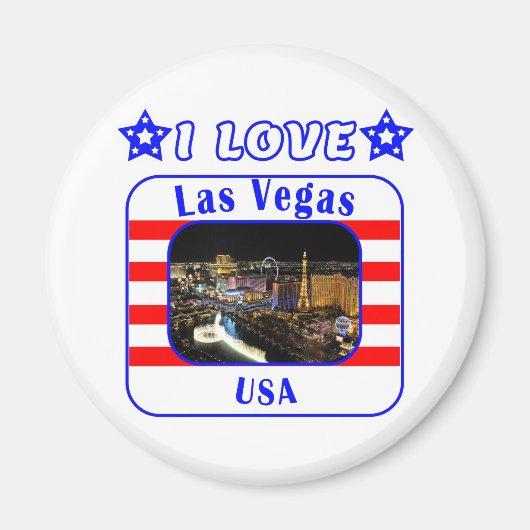 Las Vegas love Magneet (Voorkant)