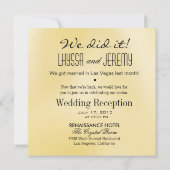 Las Vegas Lucky in Love Ontvangst Kaart (Achterkant)