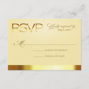 Las Vegas Lucky in Love RSVP gold/zand Kaartje