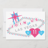 Las Vegas Lucky in Love State the Date Save The Date (Voorkant)