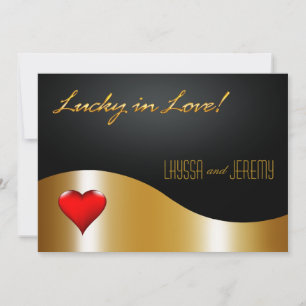 Las Vegas Lucky in Love Weddengold/black Kaart