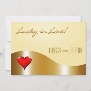 Las Vegas Lucky in Love Weddengoud/zand Kaart