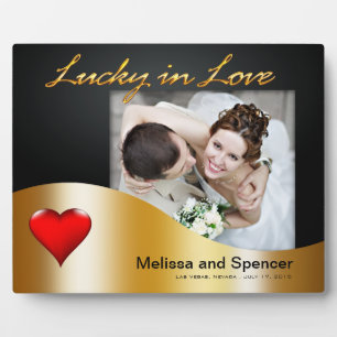 Las Vegas Lucky in Love Wedding Fotoplaat