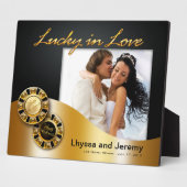 Las Vegas Lucky in Love Wedding Photo Fotoplaat (Zijkant)