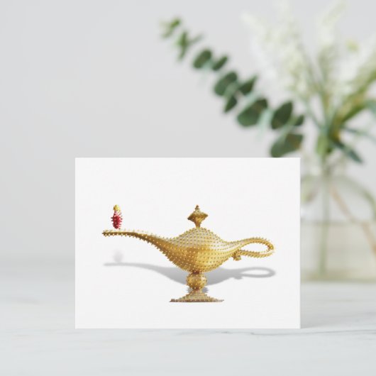 Las Vegas Magic Lamp Briefkaart (Staand voorkant)