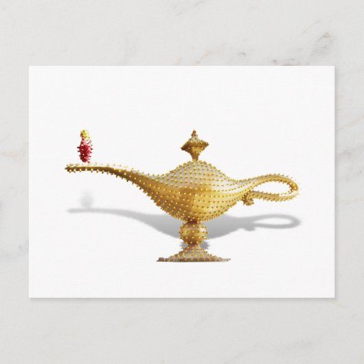 Las Vegas Magic Lamp Briefkaart (Voorkant)