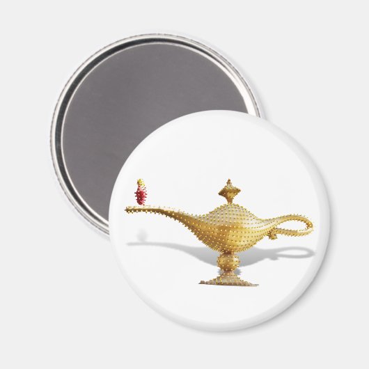 Las Vegas Magic Lamp Magneet (Voorkant / Achterkant)