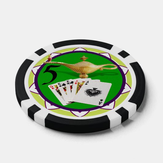Las Vegas Magic Lamp Poker Chips (Enkel)