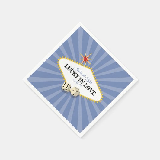 Las Vegas Marquee Huwelijk in Hydrangea 2 Servet (Hoek)