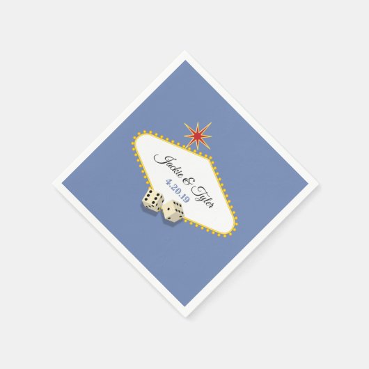 Las Vegas Marquee Wedding in Hydrangea Servetten (Hoek)