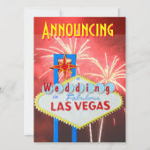 Las Vegas Marriage met Reception nodigt uit Kaart (Voorkant)