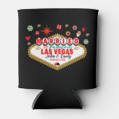 Las Vegas Married Couple Matching Vacada Blikjeskoeler (Voorkant)