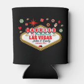 Las Vegas Married Couple Matching Vacada Blikjeskoeler (Achterkant)