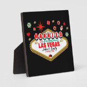 Las Vegas Married Couple Matching Vacada Fotoplaat (Voorkant)