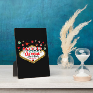 Las Vegas Married Couple Matching Vacada Fotoplaat