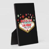 Las Vegas Married Couple Matching Vacada Fotoplaat (Zijkant)