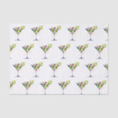 Las Vegas Martini-thema tissues papier (Voorkant)