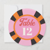 Las Vegas Mod Poker Chip Tafelnummer (Voorkant)