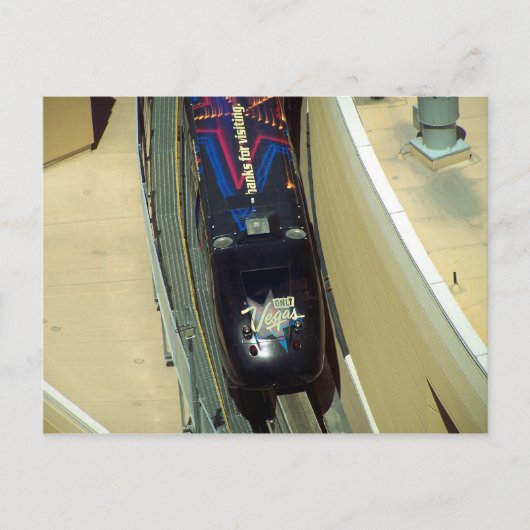 Las Vegas Monorail Briefkaart (Voorkant)