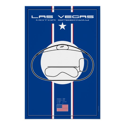 Las Vegas Motor Speedway Perfect Poster (Voorkant)